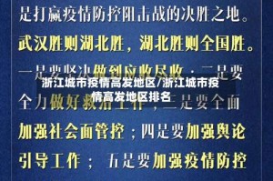 浙江城市疫情高发地区/浙江城市疫情高发地区排名
