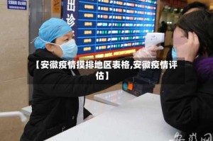 【安徽疫情摸排地区表格,安徽疫情评估】