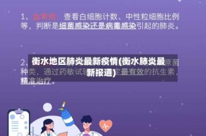 衡水地区肺炎最新疫情(衡水肺炎最新报道)