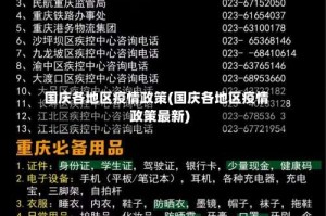 国庆各地区疫情政策(国庆各地区疫情政策最新)