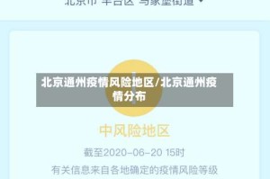 北京通州疫情风险地区/北京通州疫情分布