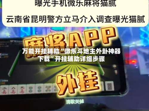 万能开挂辅助“微乐斗地主外卦神器下载”开挂辅助详细步骤-第2张图片