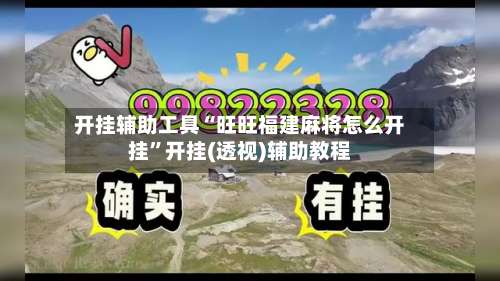 开挂辅助工具“旺旺福建麻将怎么开挂”开挂(透视)辅助教程-第1张图片