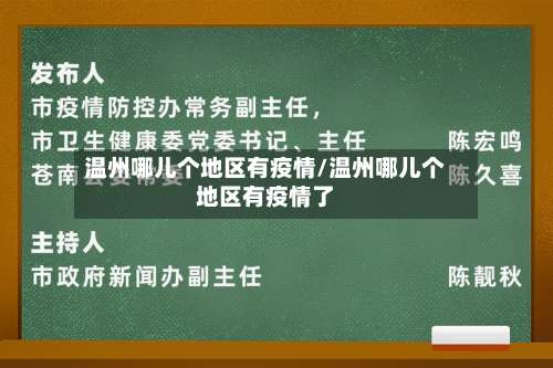 温州哪儿个地区有疫情/温州哪儿个地区有疫情了-第1张图片