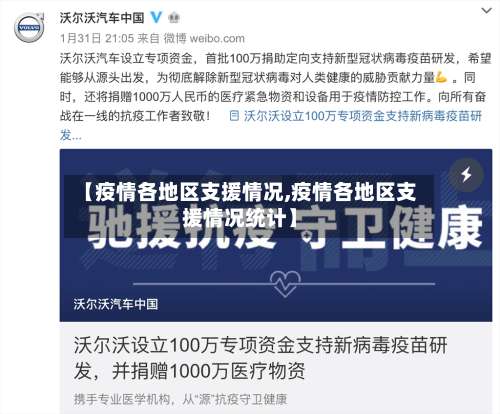 【疫情各地区支援情况,疫情各地区支援情况统计】-第3张图片
