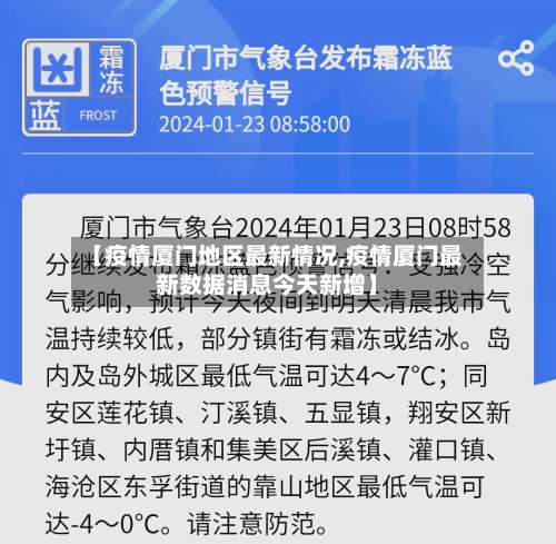 【疫情厦门地区最新情况,疫情厦门最新数据消息今天新增】-第2张图片