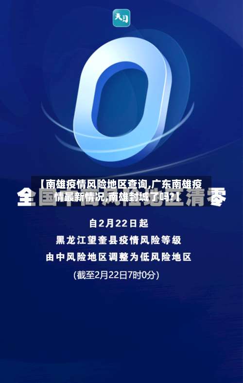 【南雄疫情风险地区查询,广东南雄疫情最新情况,南雄封城了吗?】-第2张图片